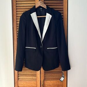 Massimo Duti Black & White Blazer